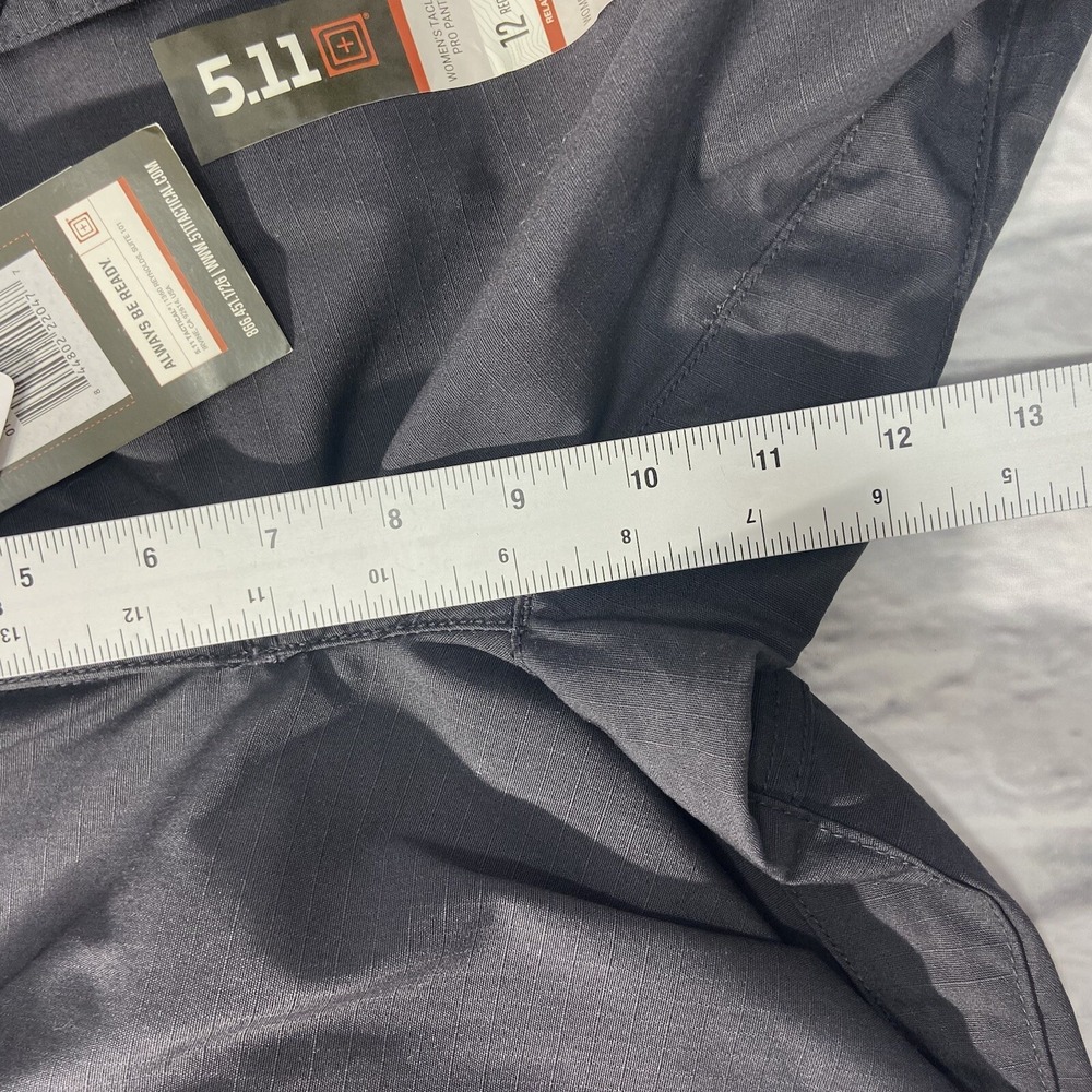511 Tactical Series Pants Women's 12 Charcoal Cargo Straight Leg Military New - Picture 12 of 13